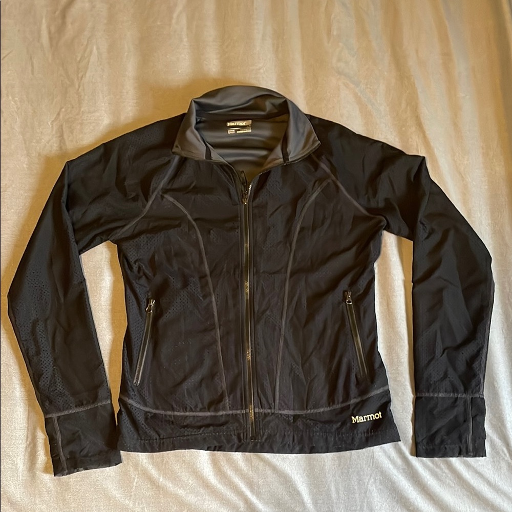 Marmot Black Full-Zip light Weight Jacket